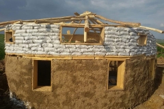 casa cu acoperis reciprocal