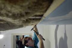 Termoizolarea plafonului cu saltele de cânepă